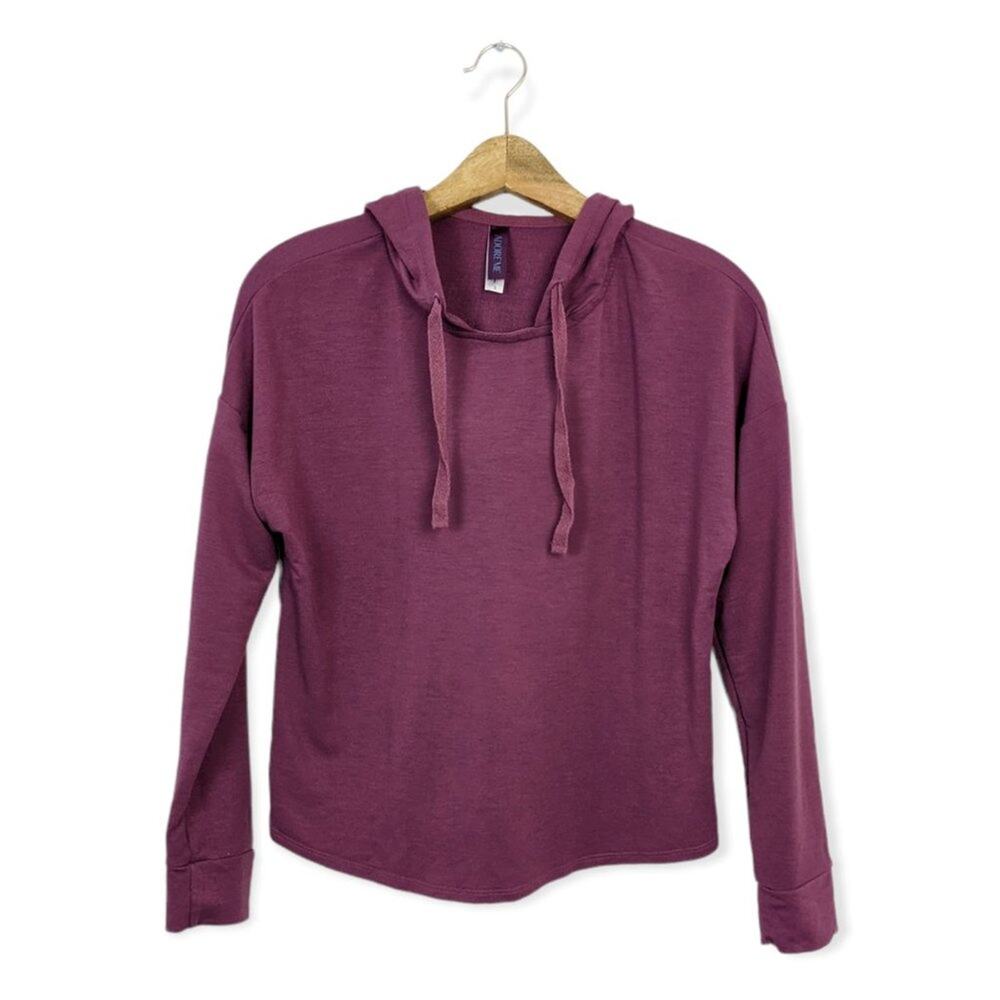 Adore Me Abbey Purple Mauve Lightweight Loungewear Hoodie Size S
